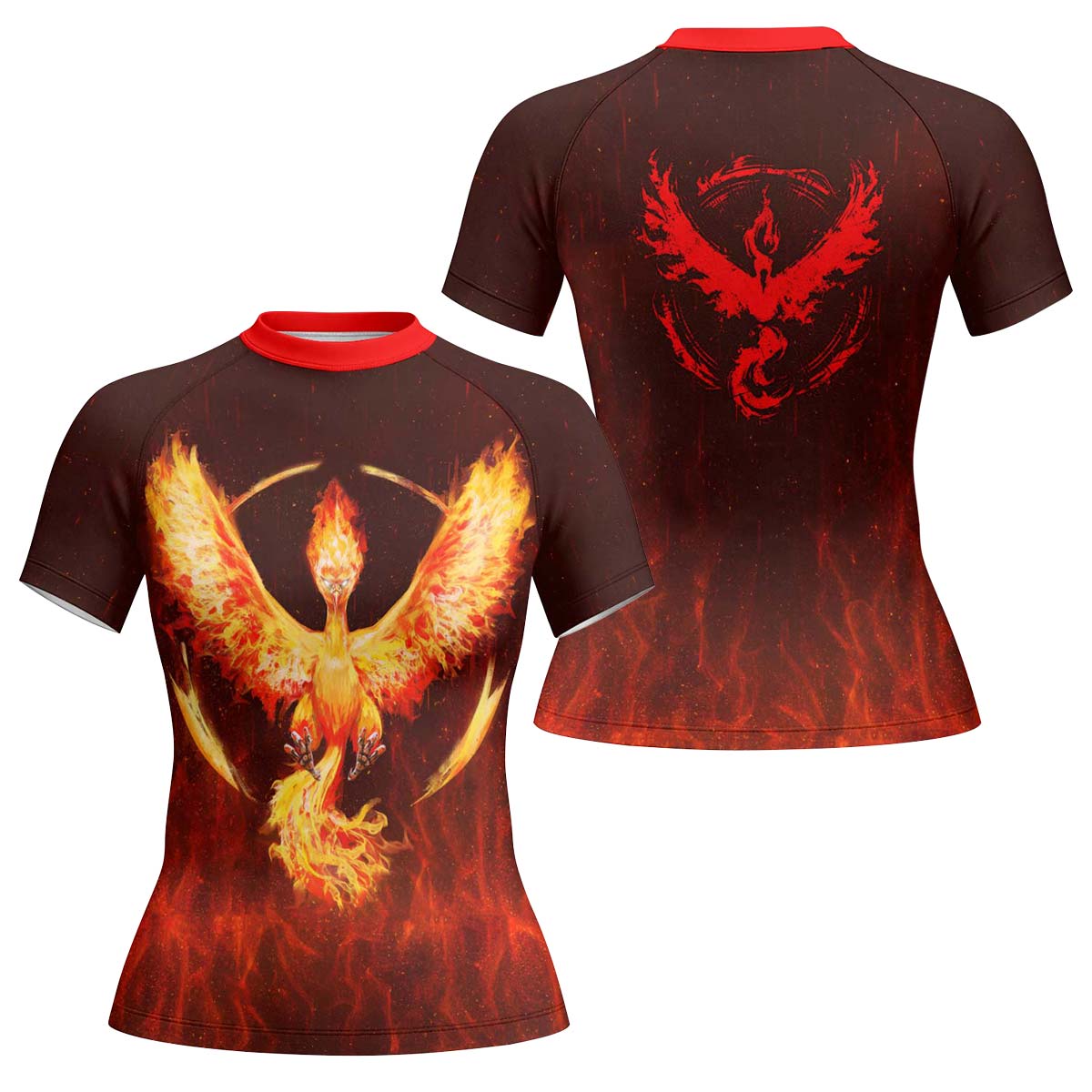  Pokemon Go Moltres Rash Guard