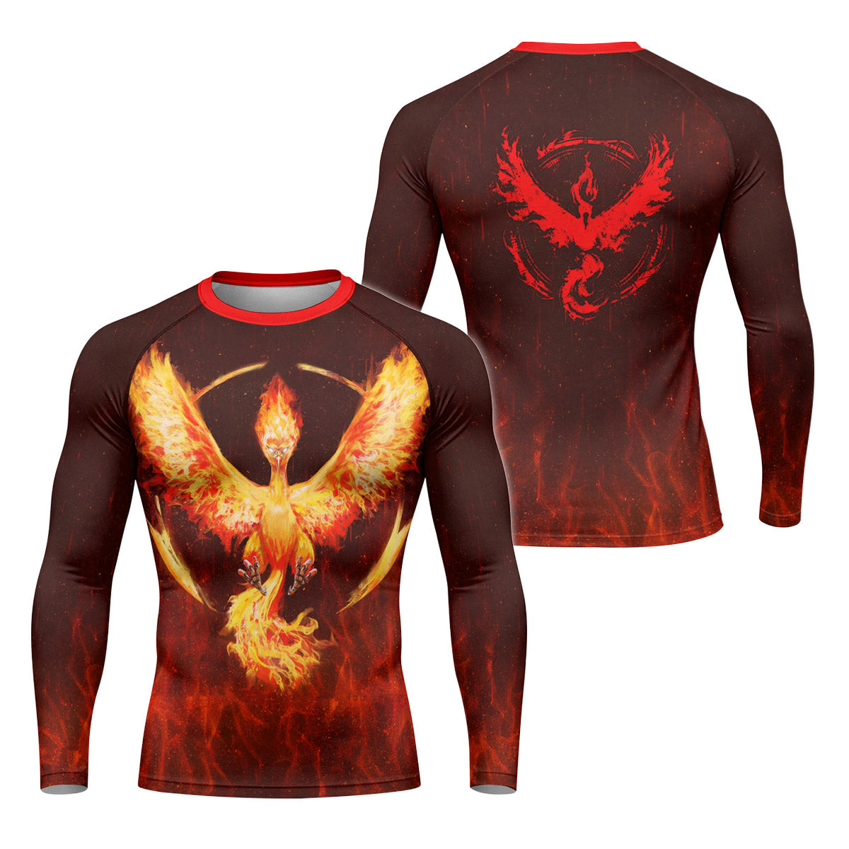  Pokemon Go Moltres Rash Guard