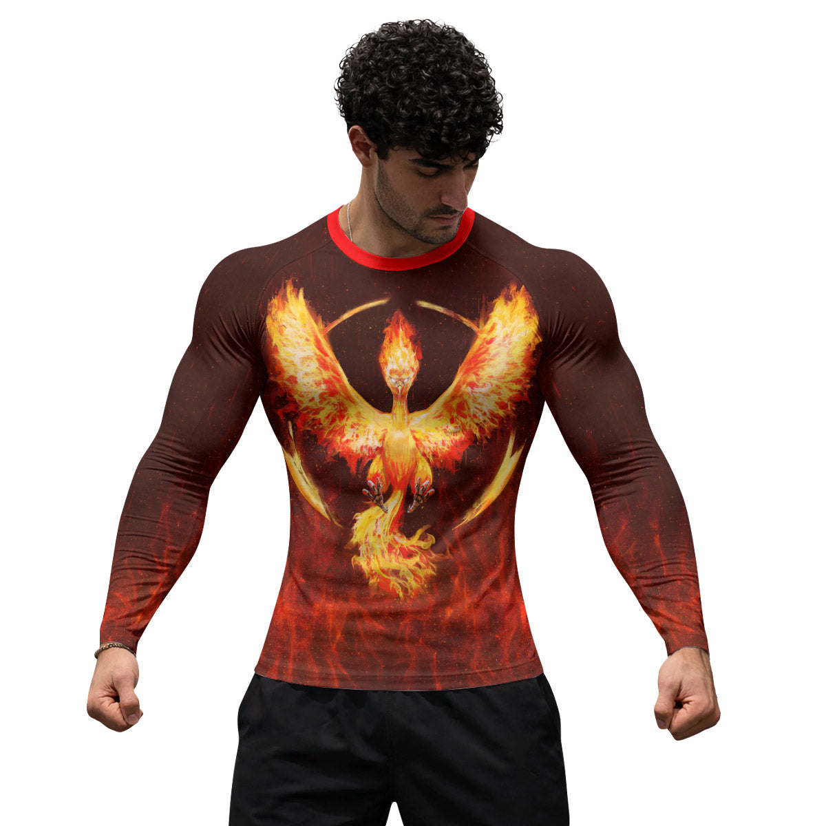  Pokemon Go Moltres Rash Guard