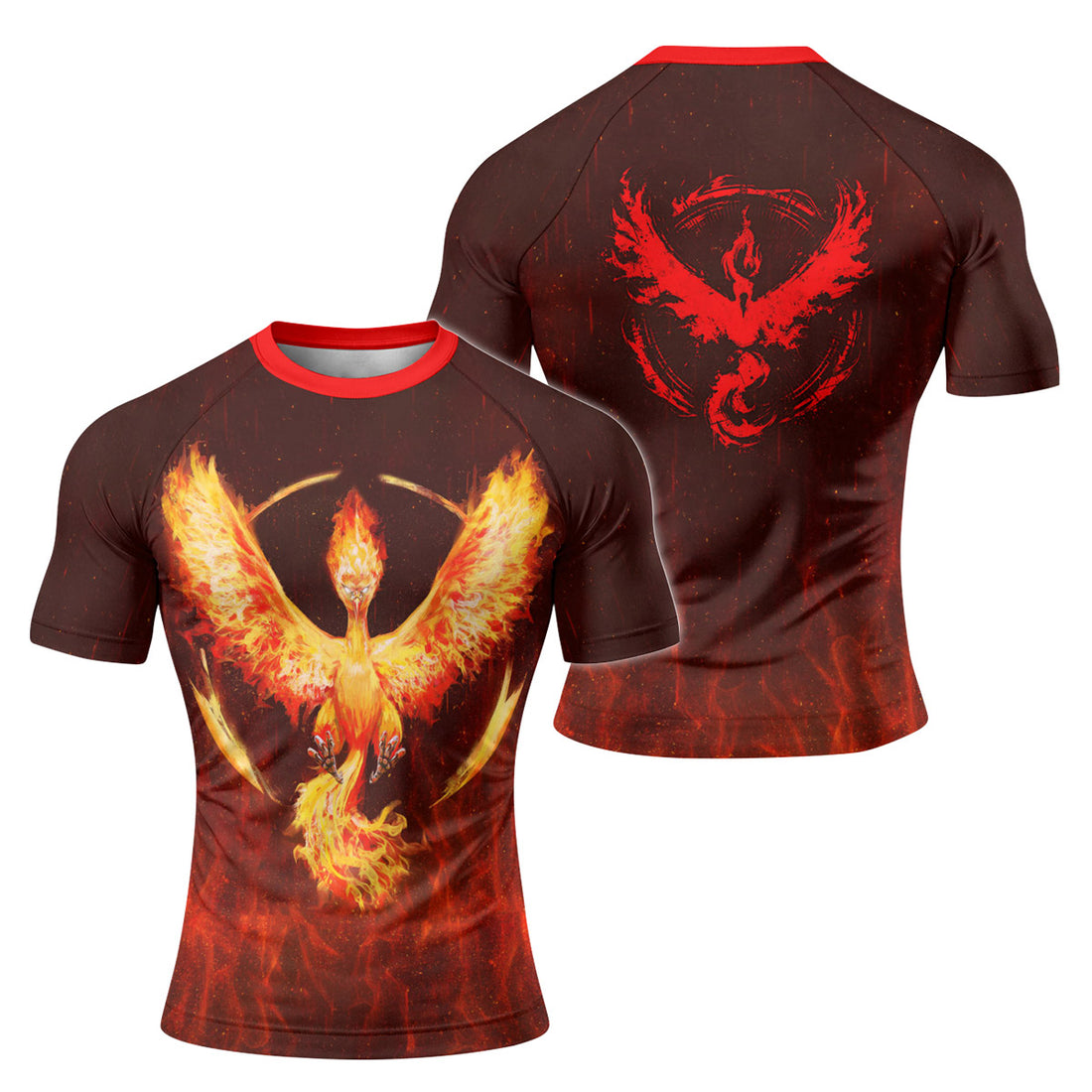  Pokemon Go Moltres Rash Guard