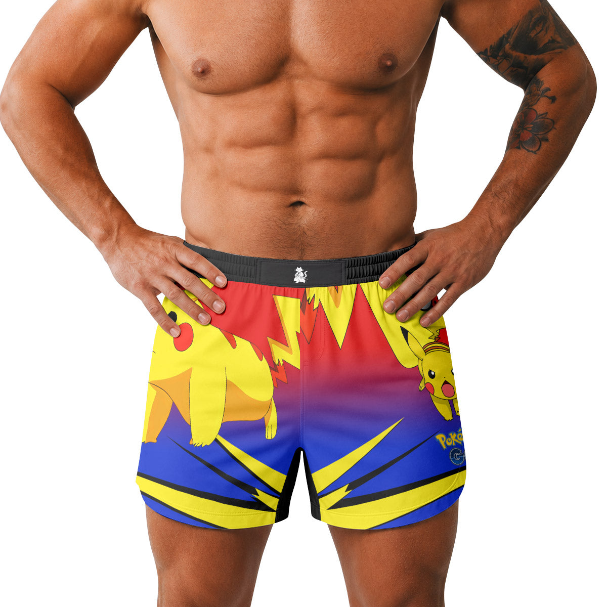 Pokemon Go Pikachu Grappling Shorts
