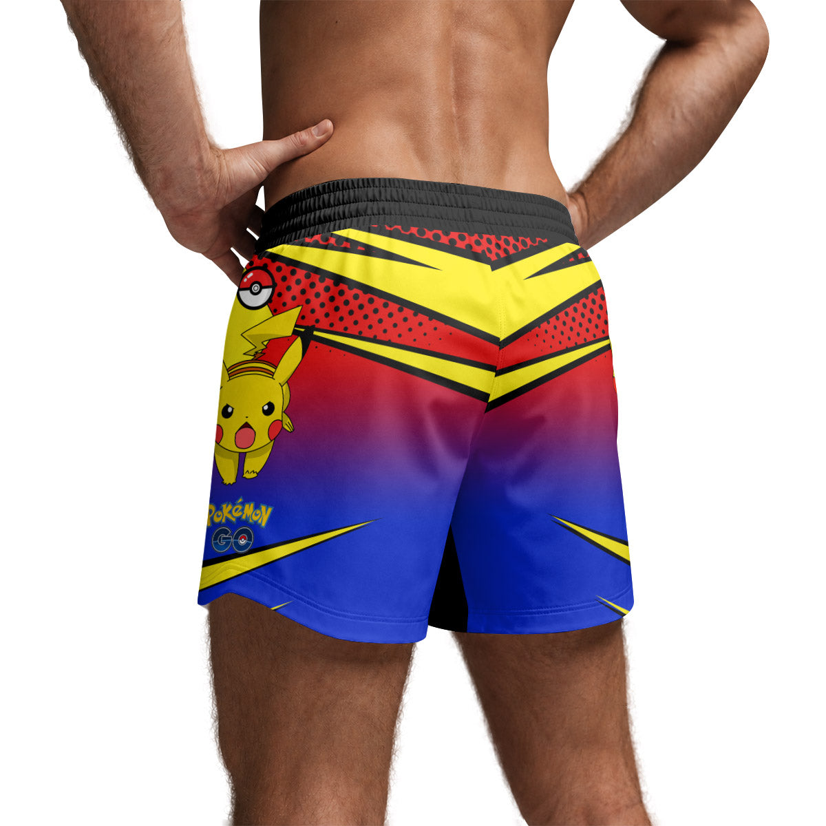 Pokemon Go Pikachu Grappling Shorts