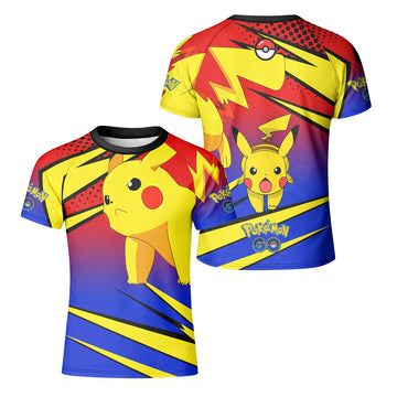 Pokemon Go Pikachu Kid Rash Guard