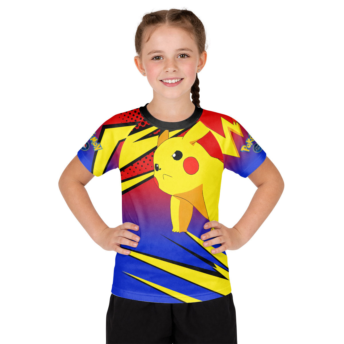 Pokemon Go Pikachu Kid Rash Guard