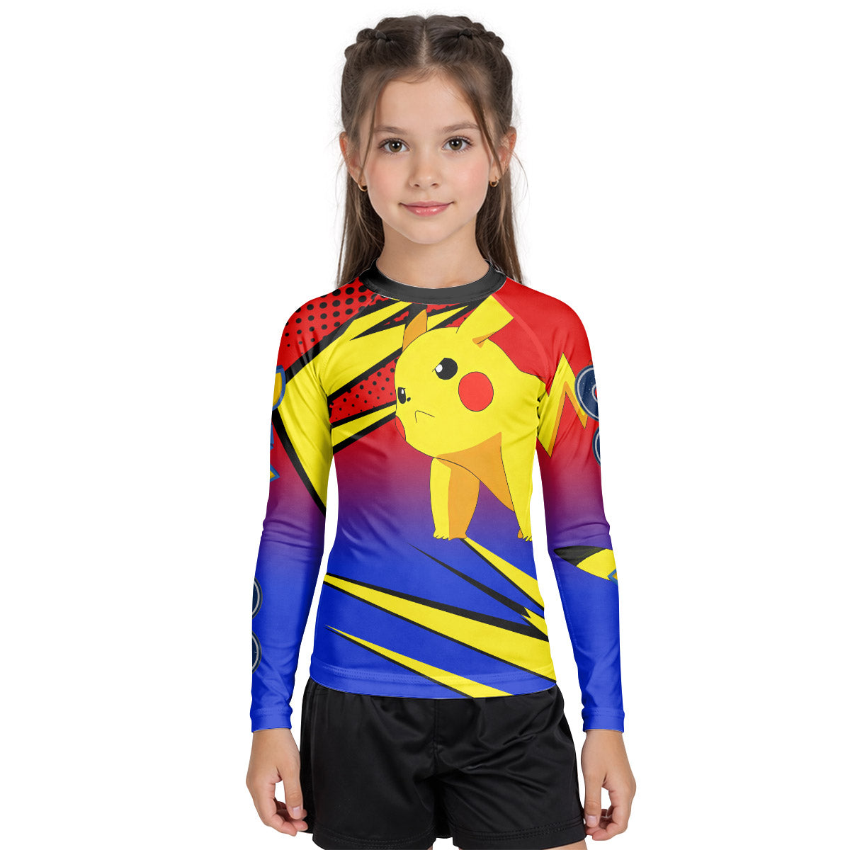 Pokemon Go Pikachu Kid Rash Guard