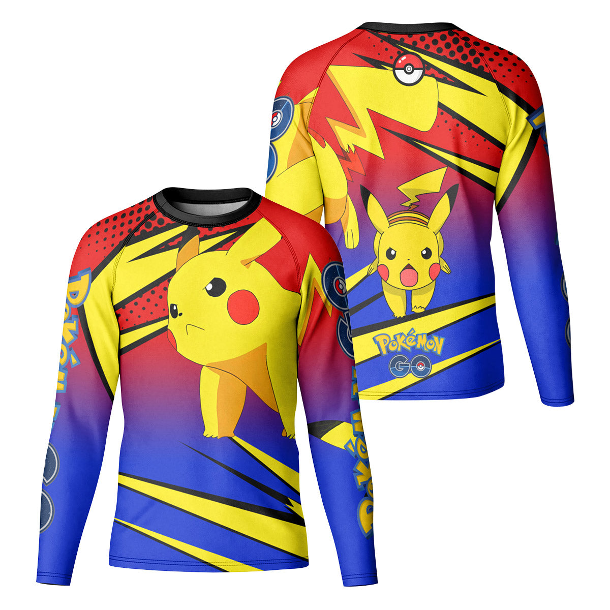 Pokemon Go Pikachu Kid Rash Guard
