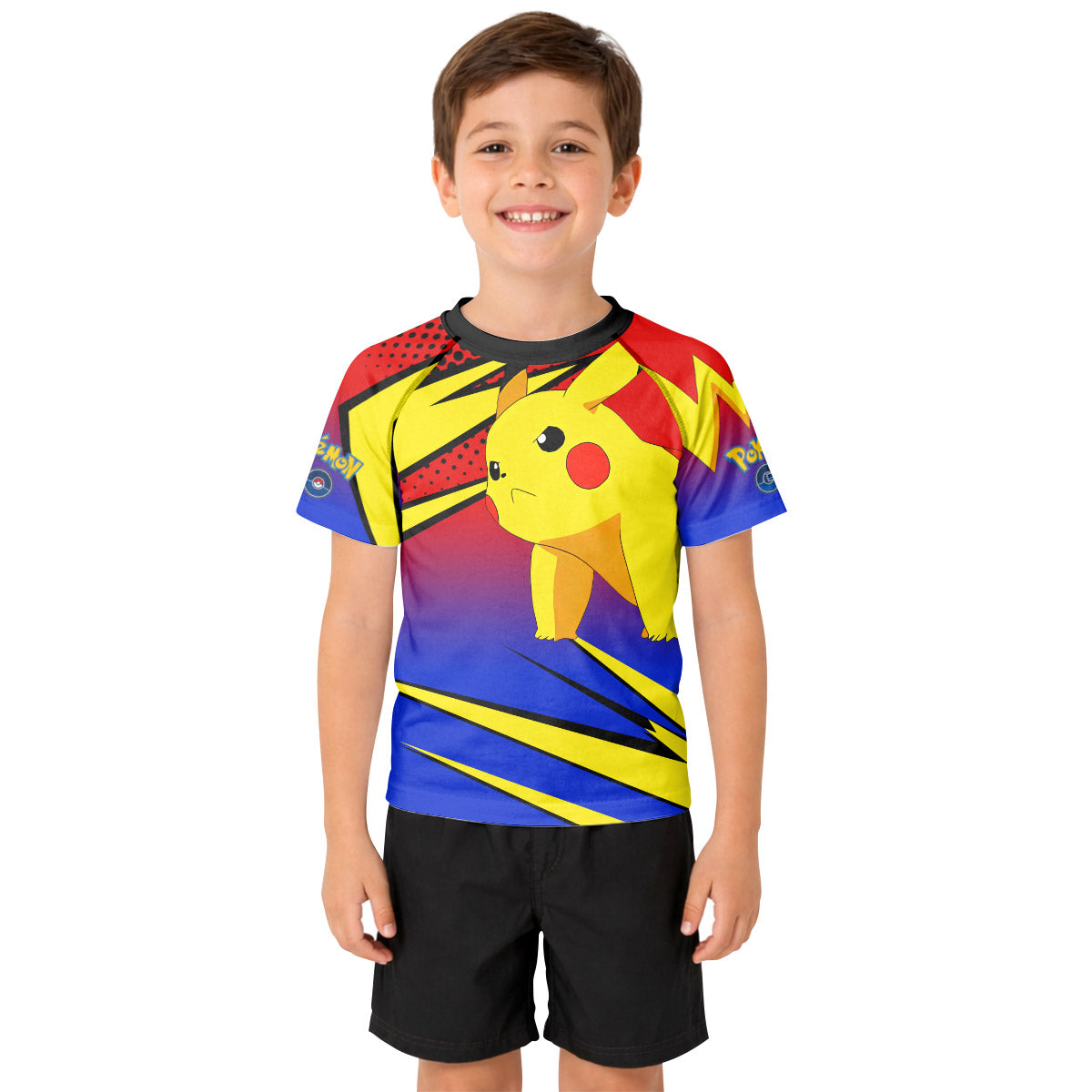 Pokemon Go Pikachu Kid Rash Guard