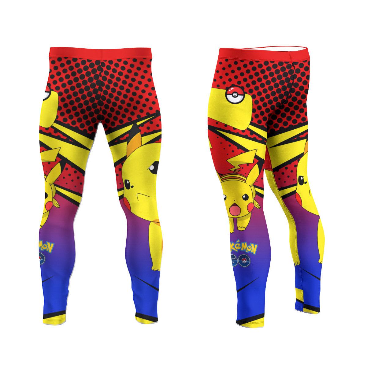  Pokemon Go Pikachu Men's Compression Leggings