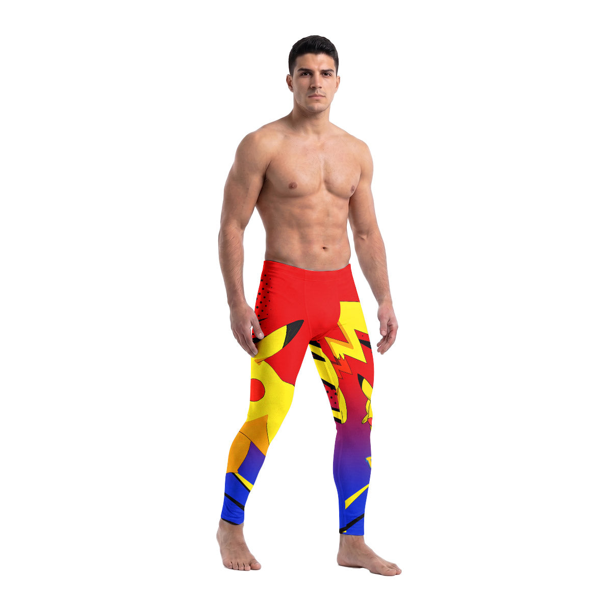  Pokemon Go Pikachu Men's Compression Leggings