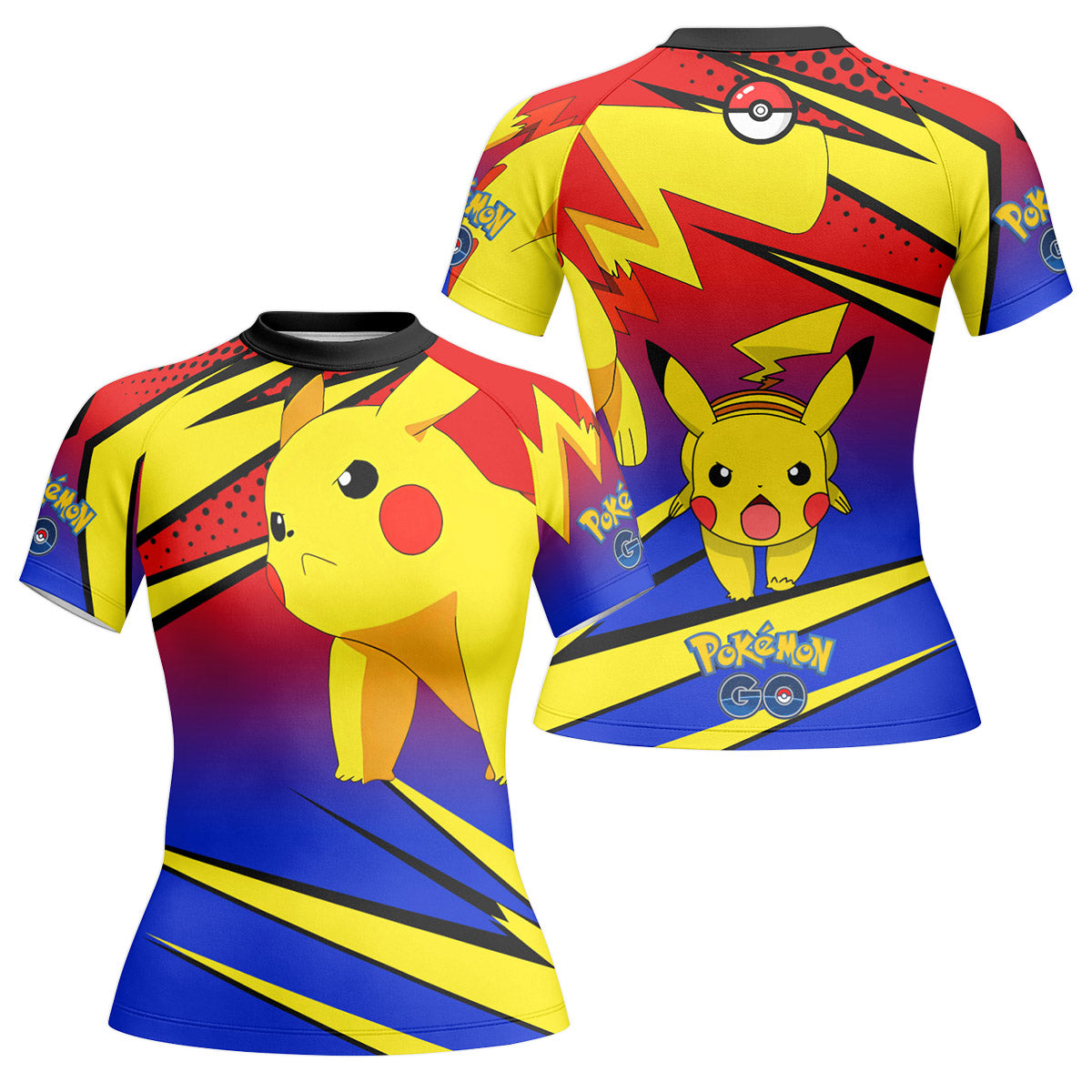 Pokemon Go Pikachu Rash Guard
