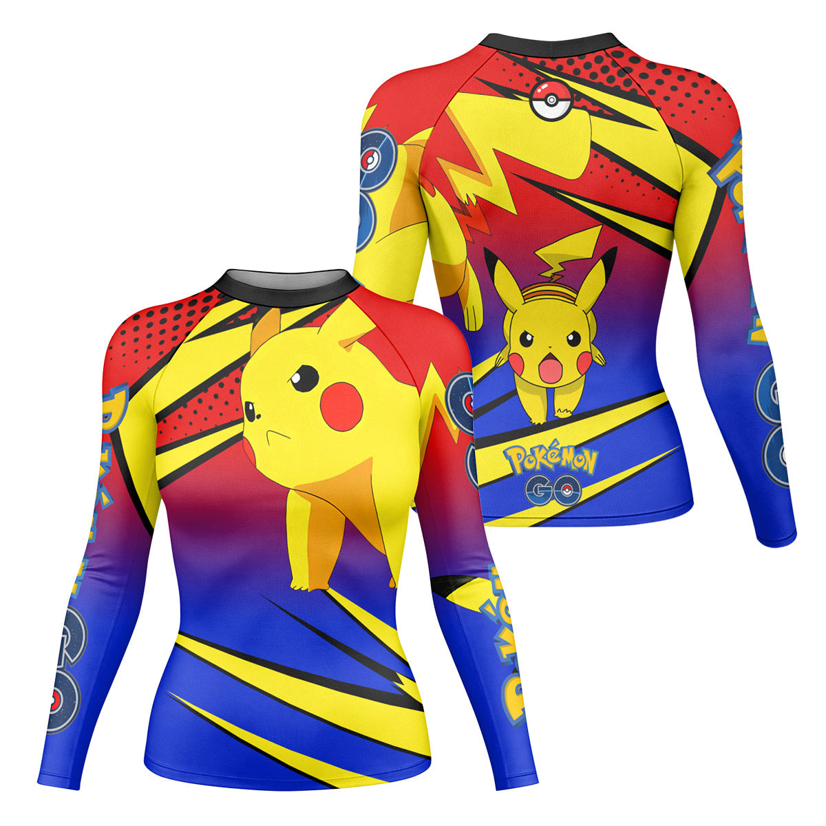 Pokemon Go Pikachu Rash Guard