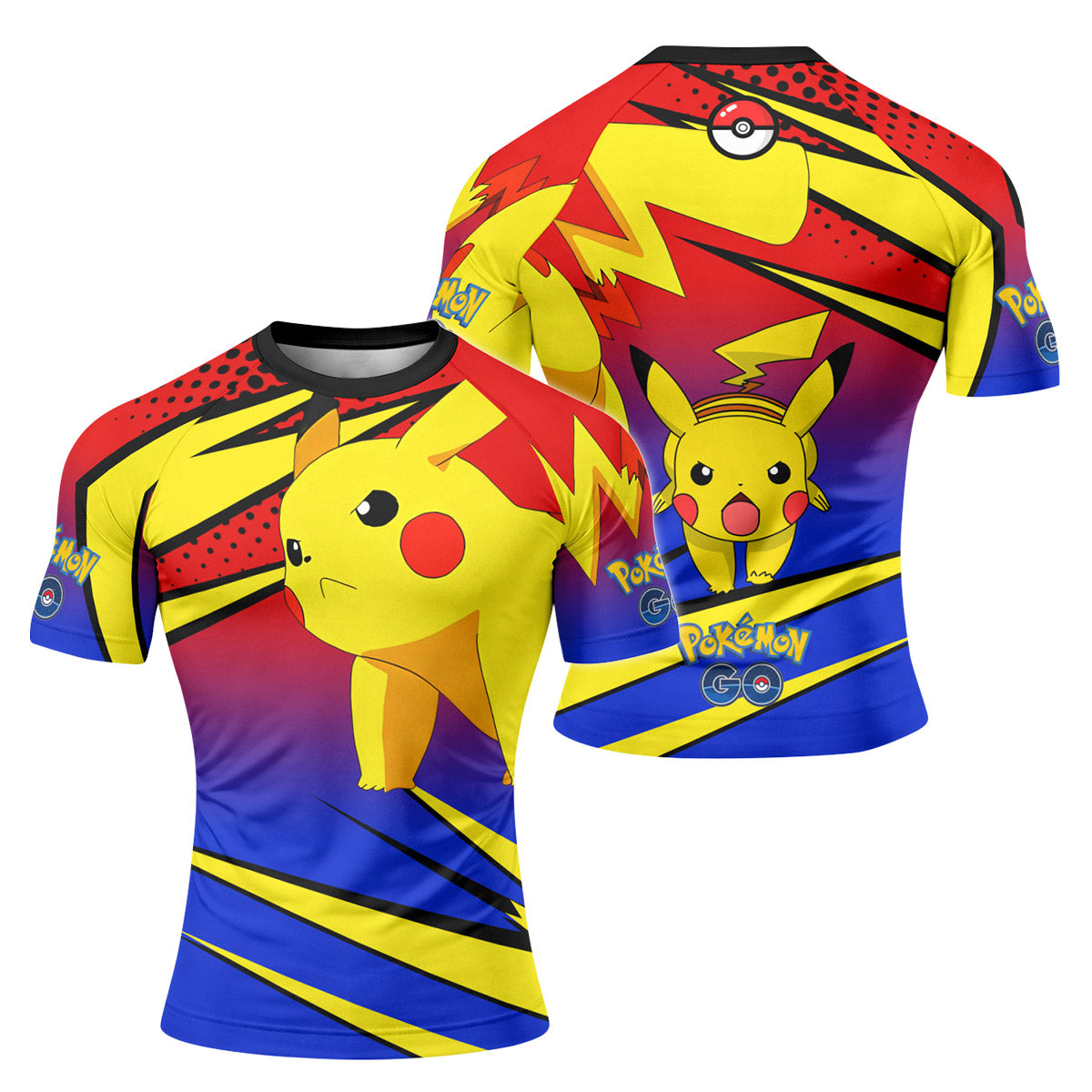 Pokemon Go Pikachu Rash Guard