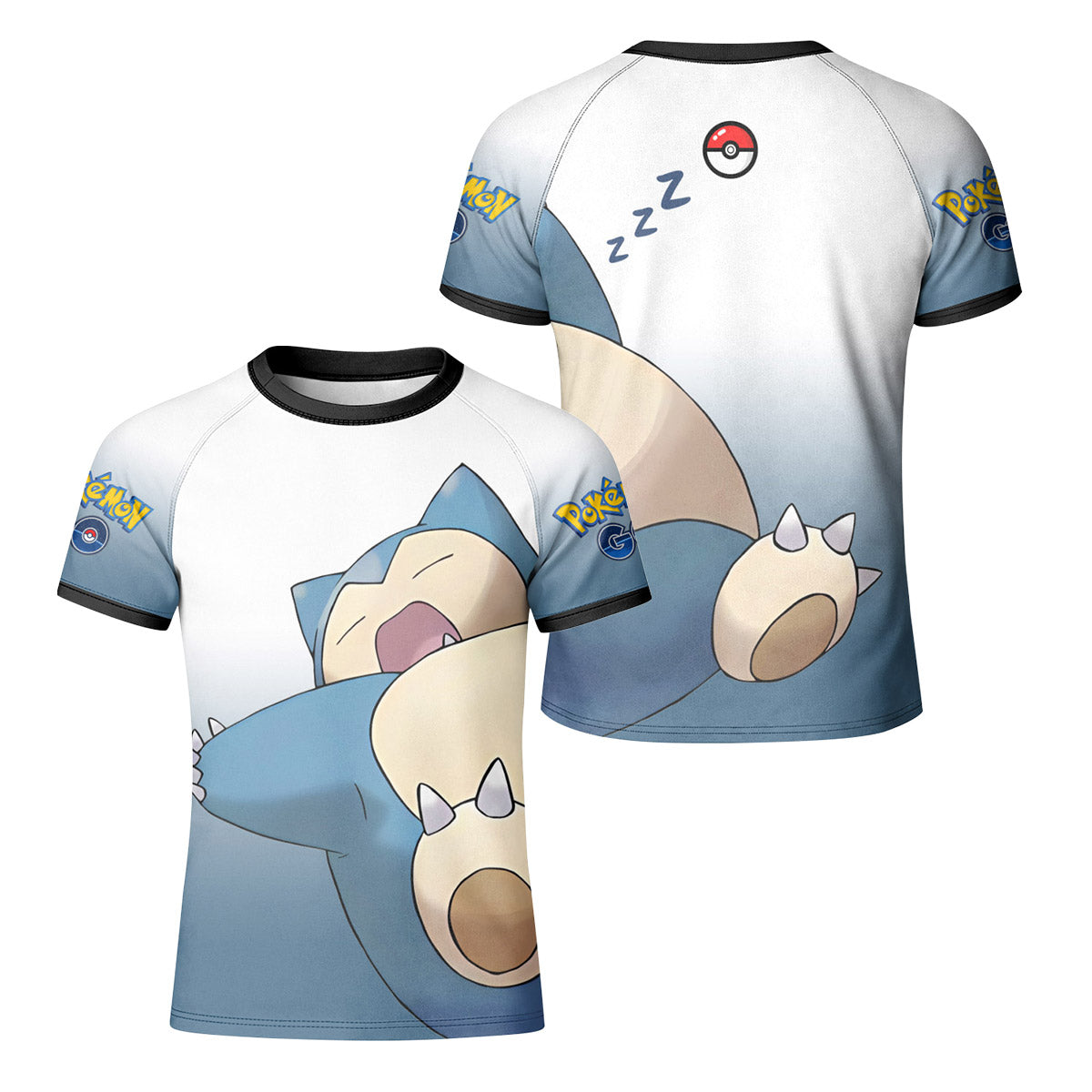 Pokemon Go Snorlax Kid Rash Guard