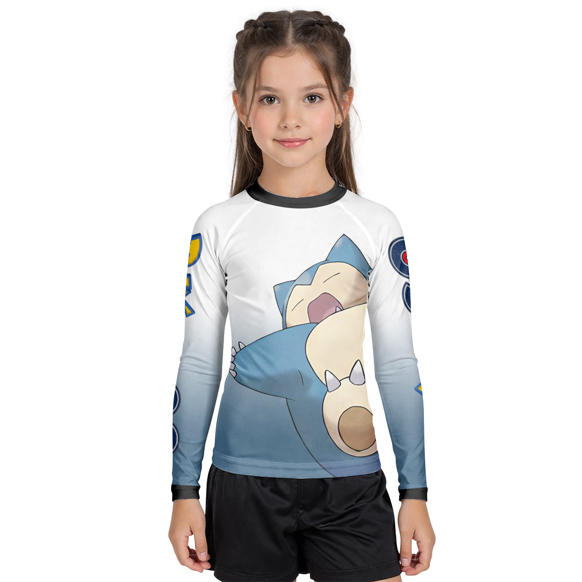 Pokemon Go Snorlax Kid Rash Guard