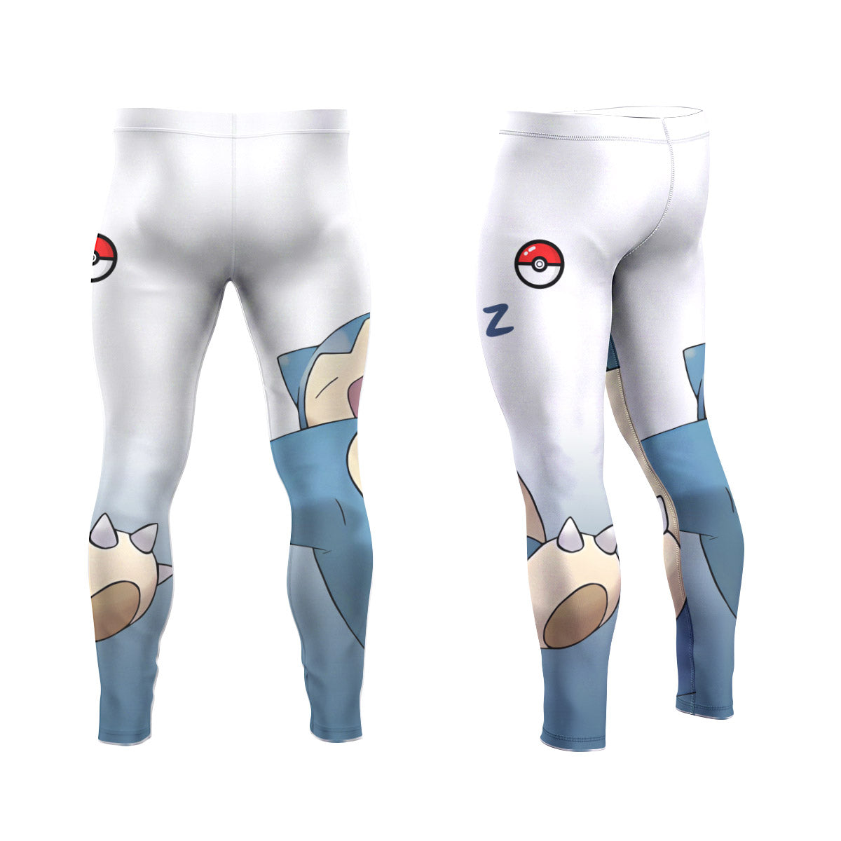  Pokemon Go Snorlax Men's Compression Leggings