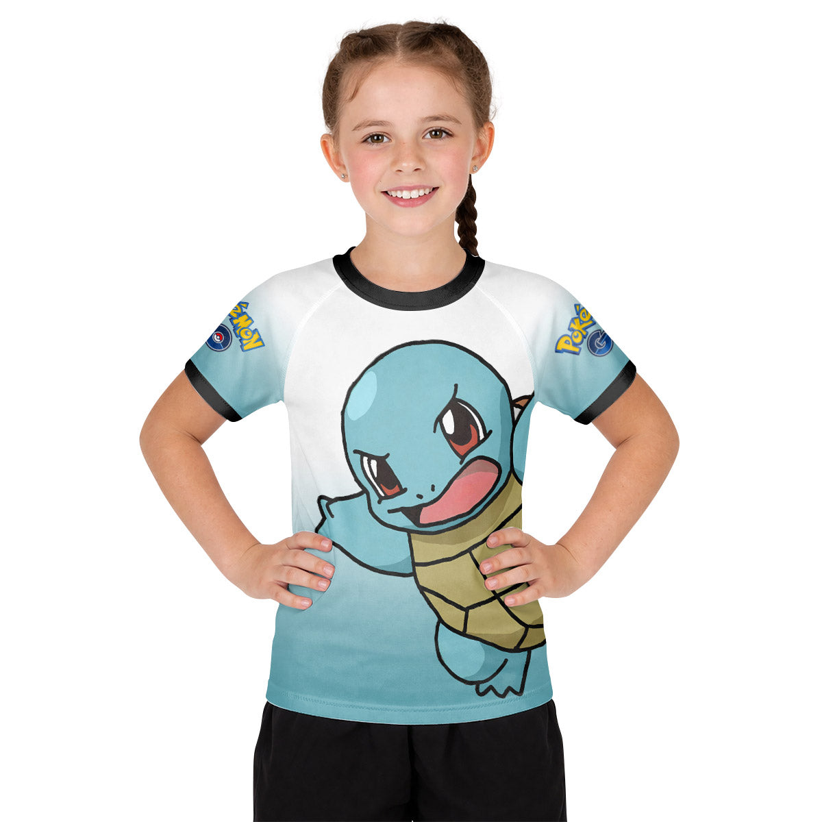 Pokemon Go Squirtle Kid Rash Guard