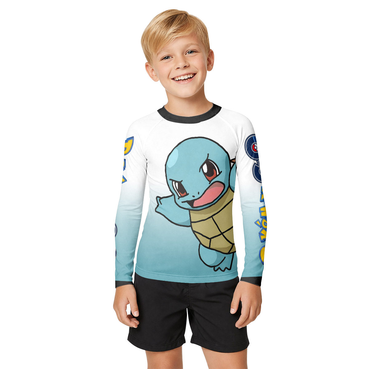 Pokemon Go Squirtle Kid Rash Guard