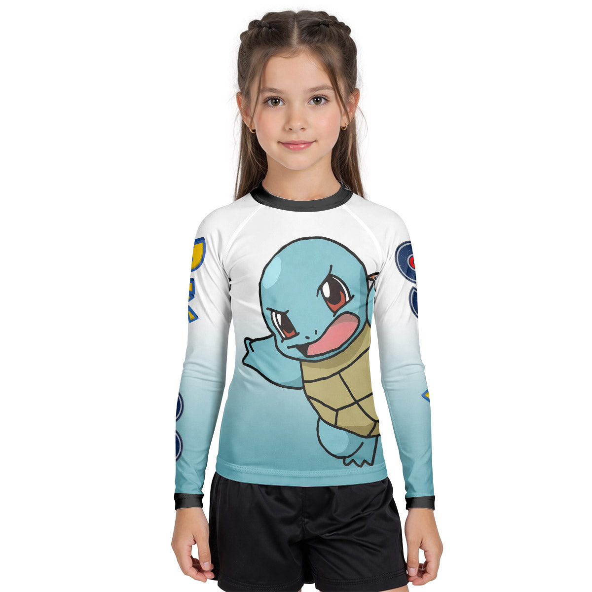 Pokemon Go Squirtle Kid Rash Guard