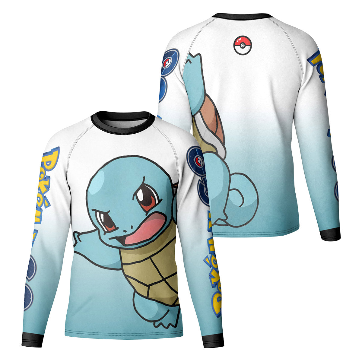 Pokemon Go Squirtle Kid Rash Guard