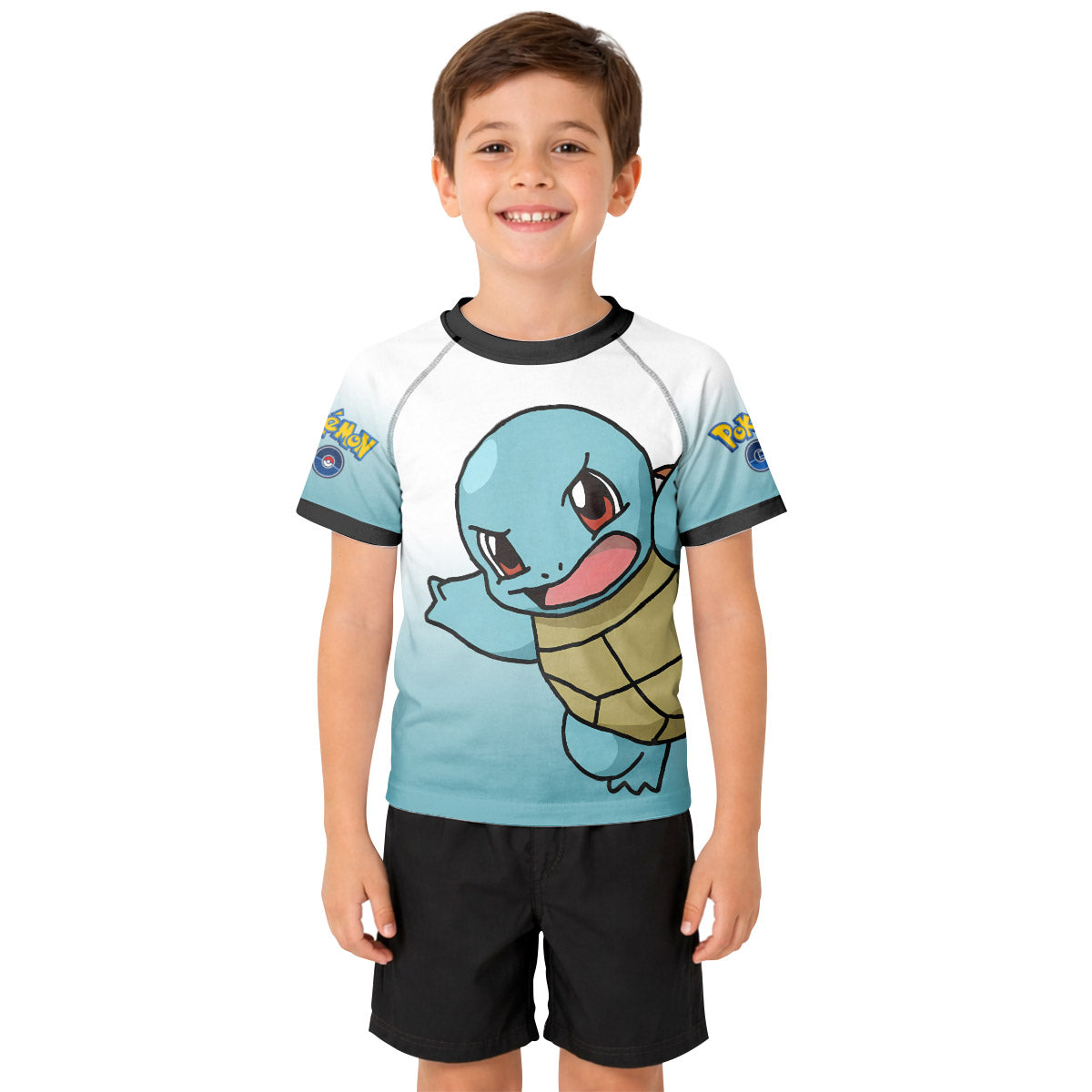 Pokemon Go Squirtle Kid Rash Guard