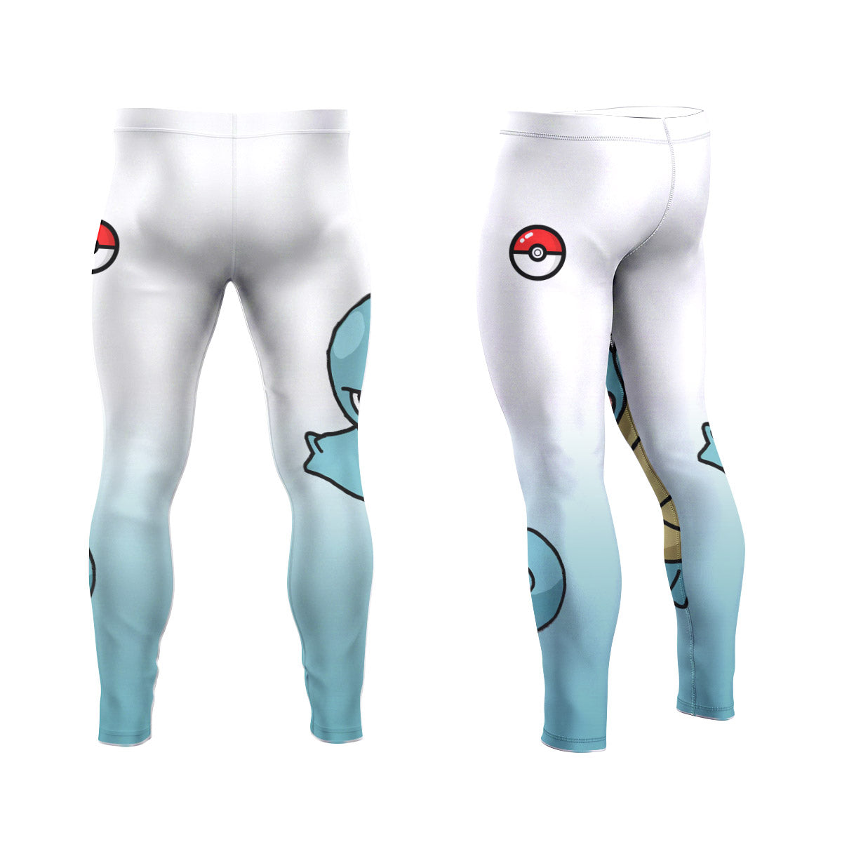  Pokemon Go Squirtle Men's Compression Leggings