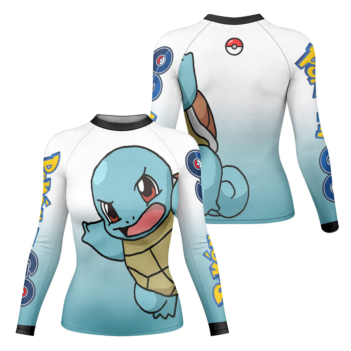 Pokemon Go Squirtle Rash Guard