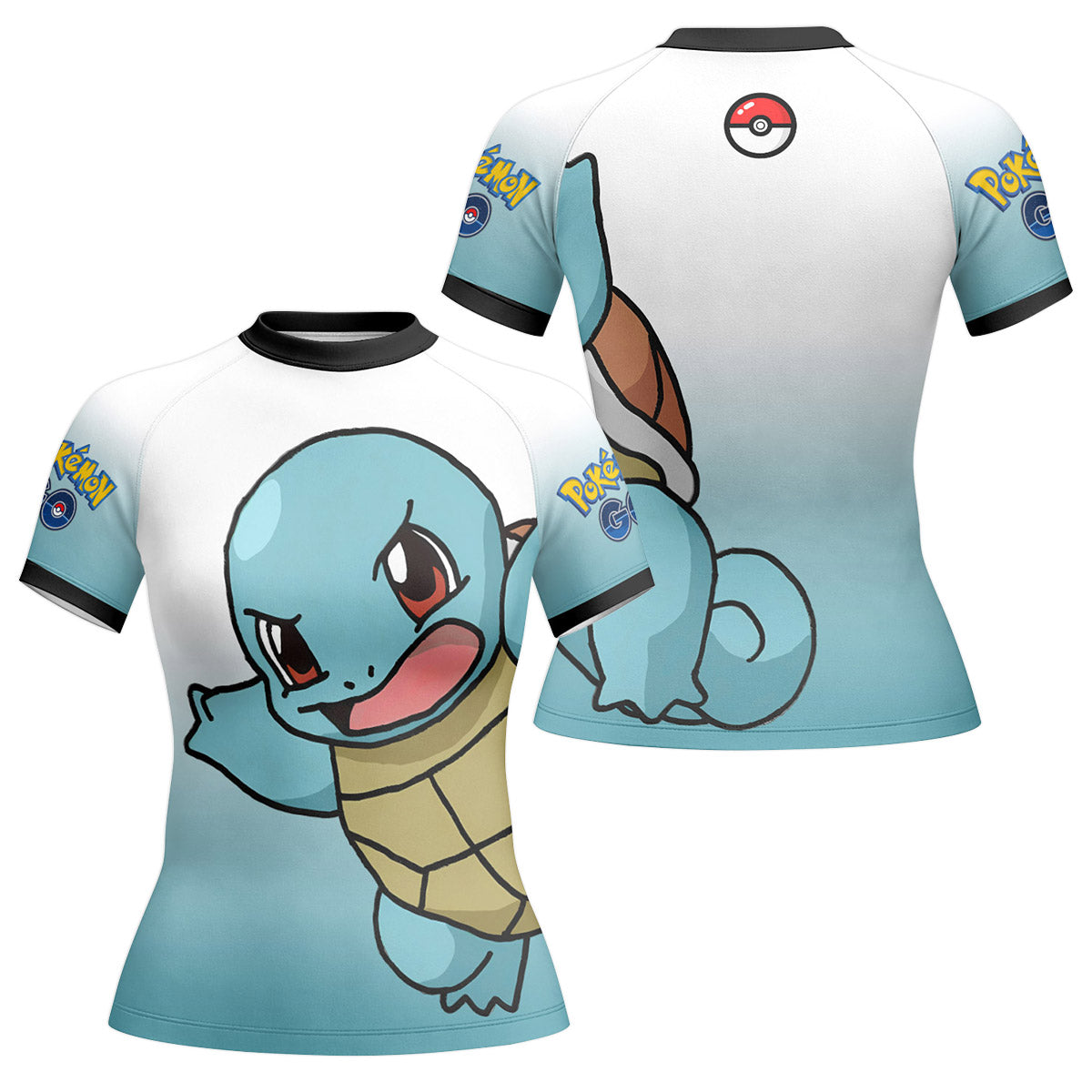 Pokemon Go Squirtle Rash Guard