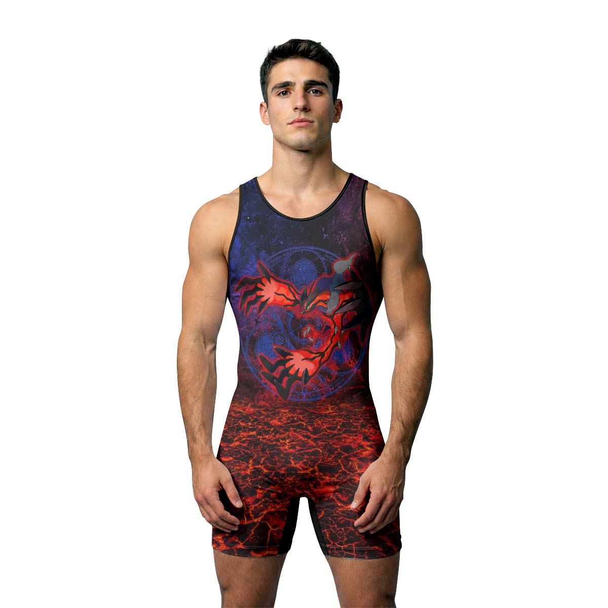  Pokemon Go Yveltal Wrestling Singlet