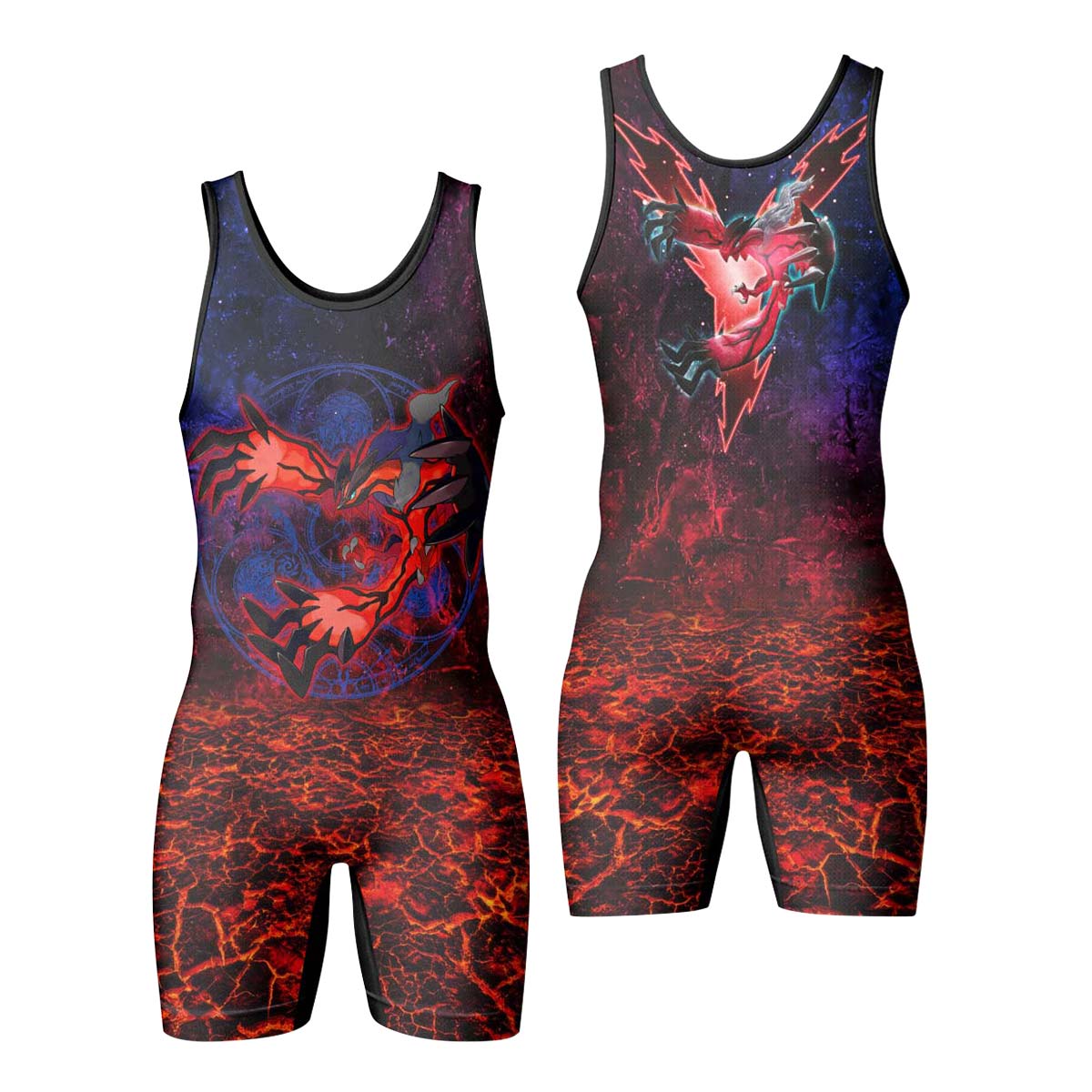  Pokemon Go Yveltal Wrestling Singlet
