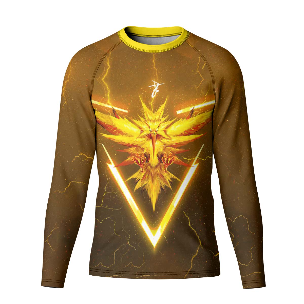  Pokemon Go Zapdos Kid Rash Guard