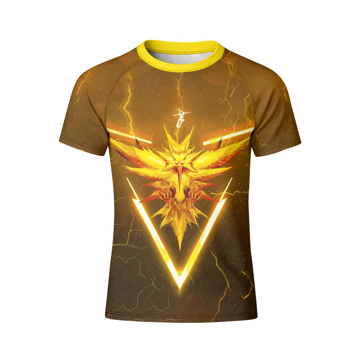  Pokemon Go Zapdos Kid Rash Guard