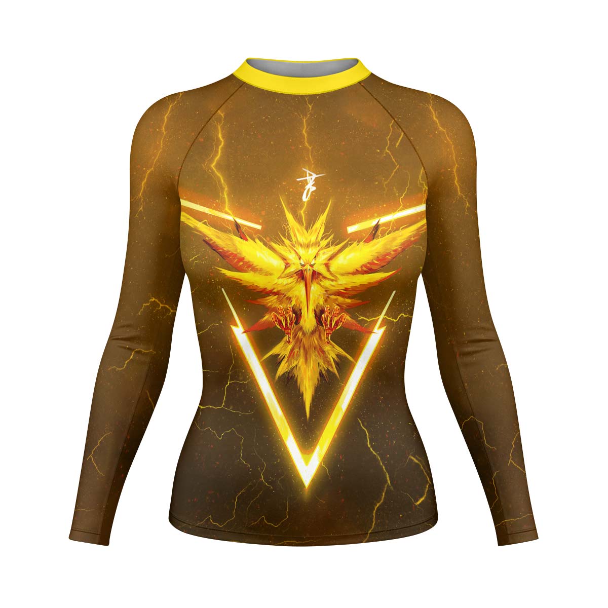 Pokemon Go Zapdos Rash Guard