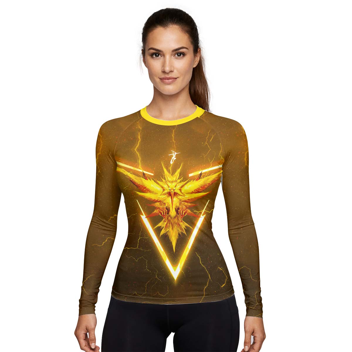  Pokemon Go Zapdos Rash Guard