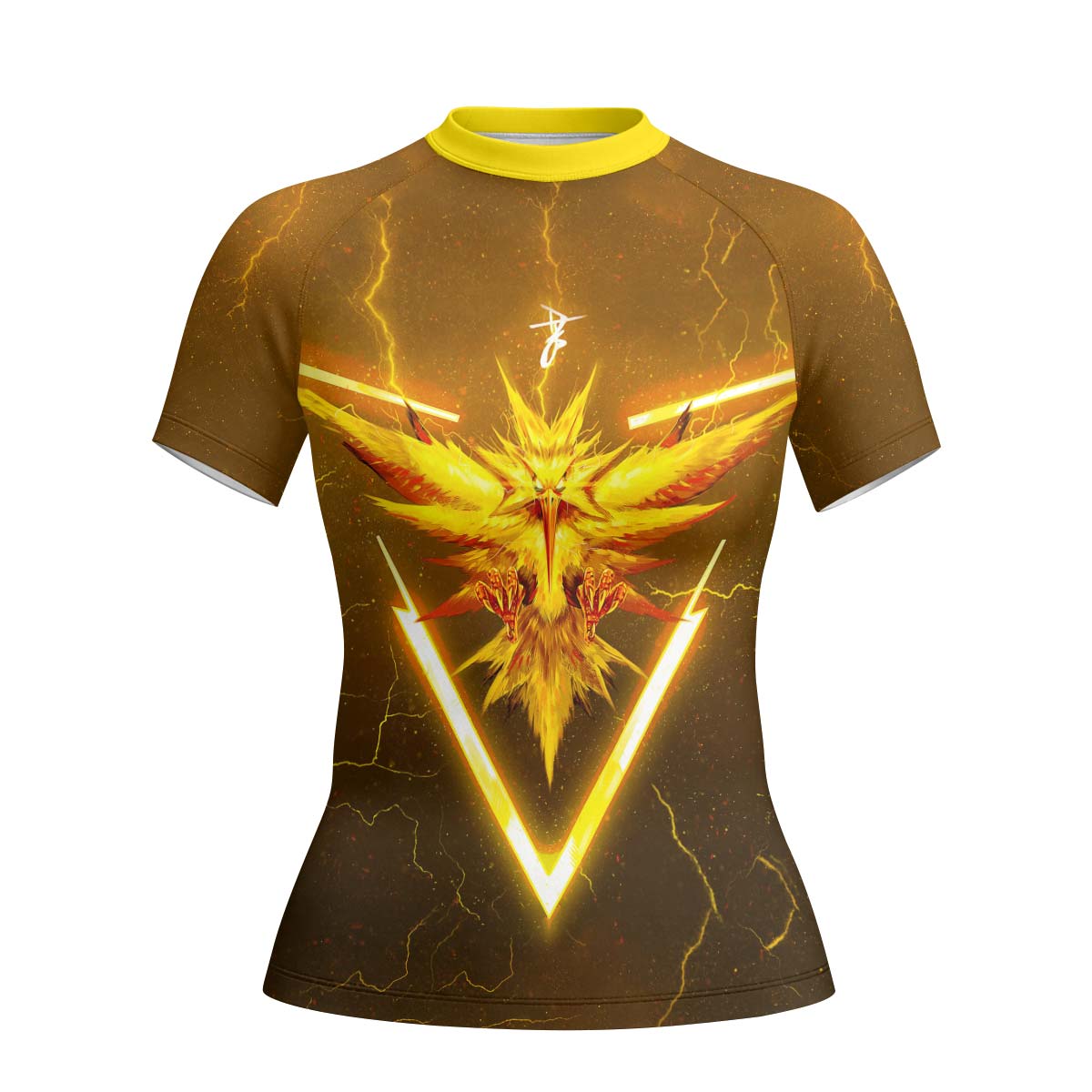  Pokemon Go Zapdos Rash Guard