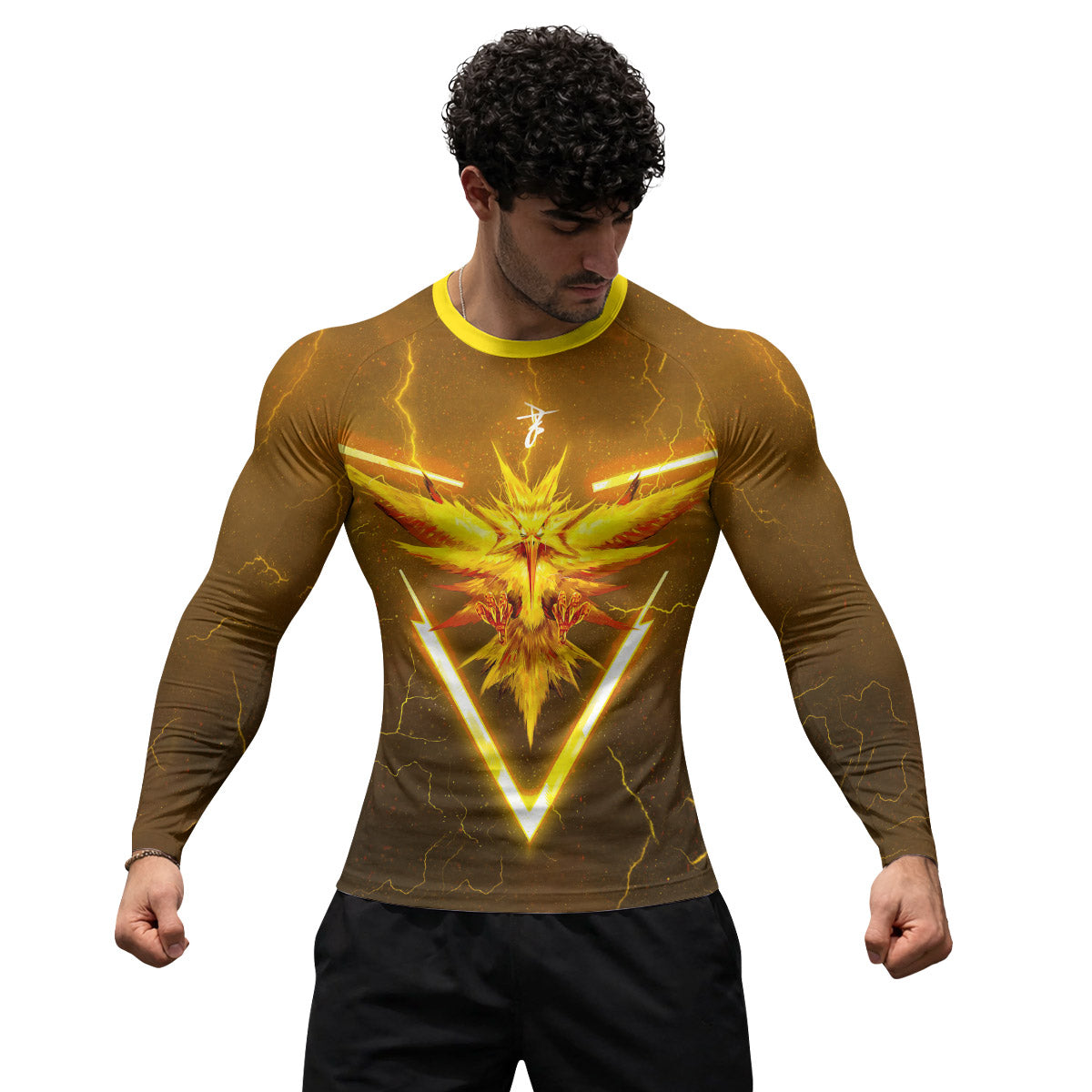  Pokemon Go Zapdos Rash Guard