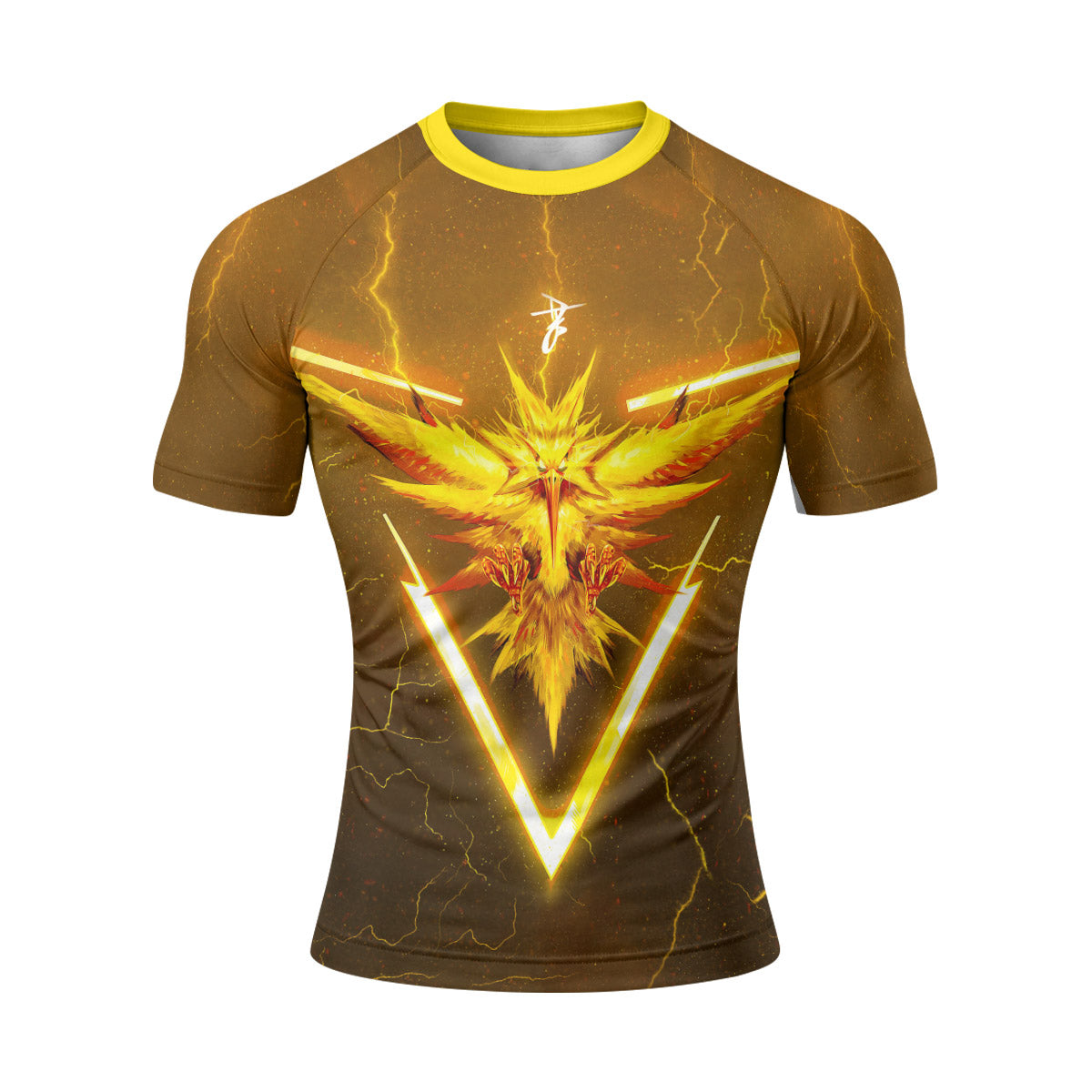  Pokemon Go Zapdos Rash Guard