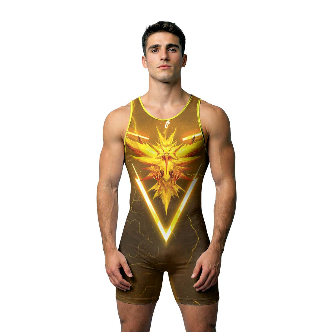  Pokemon Go Zapdos Wrestling Singlet