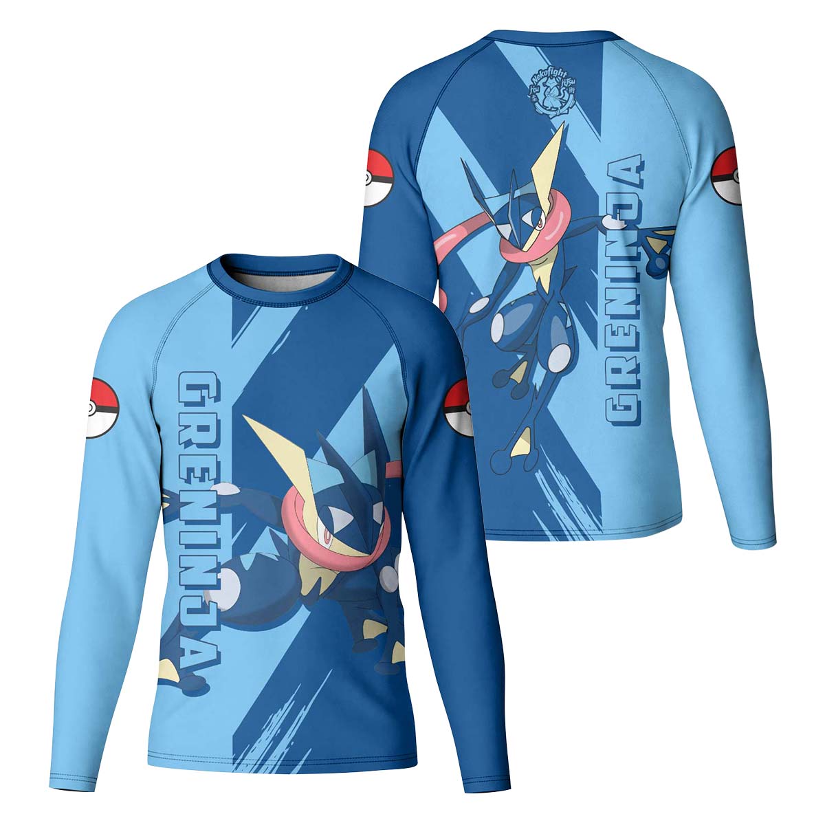 Pokemon Greninja Kid Rash Guard