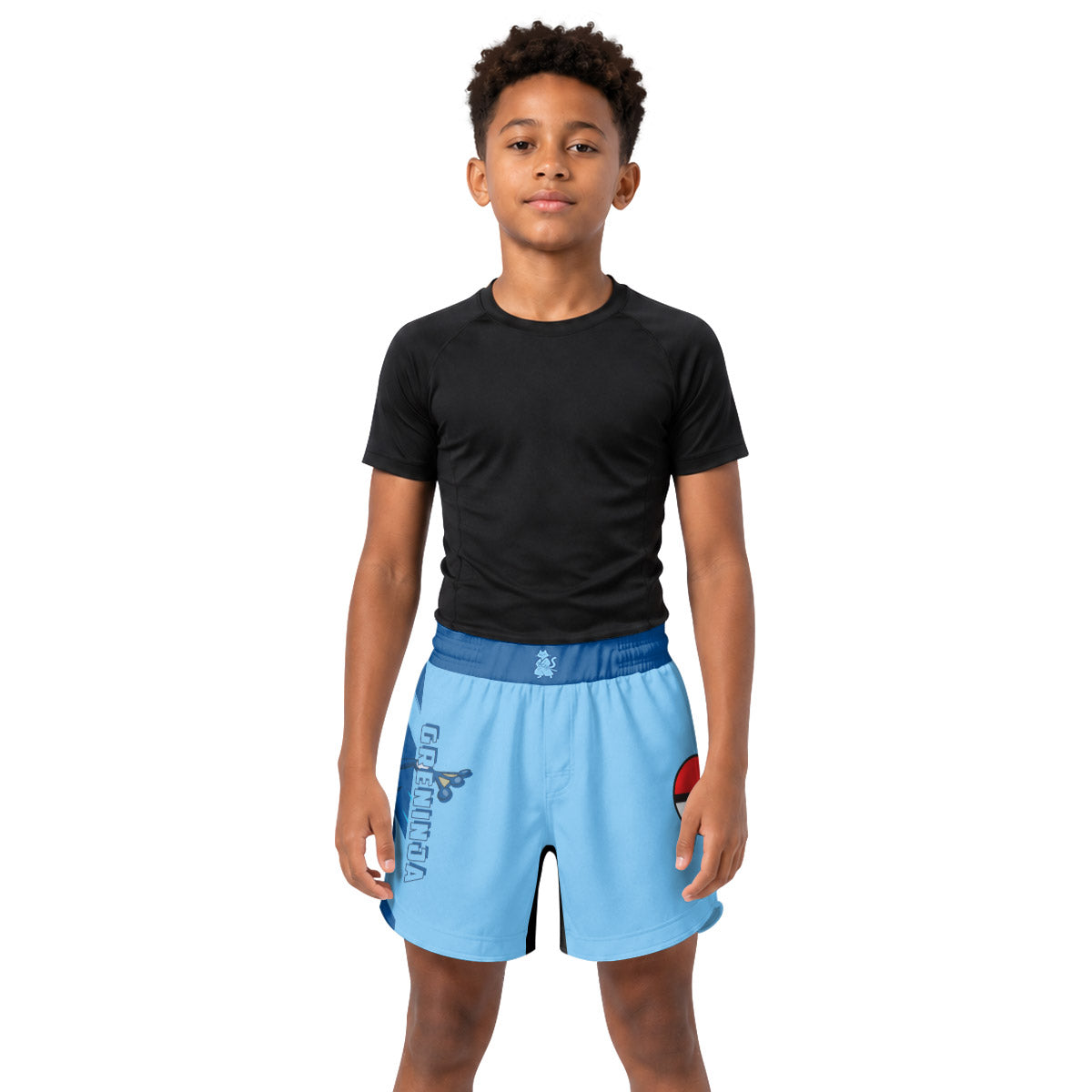 Pokemon Greninja Kids Grappling Shorts