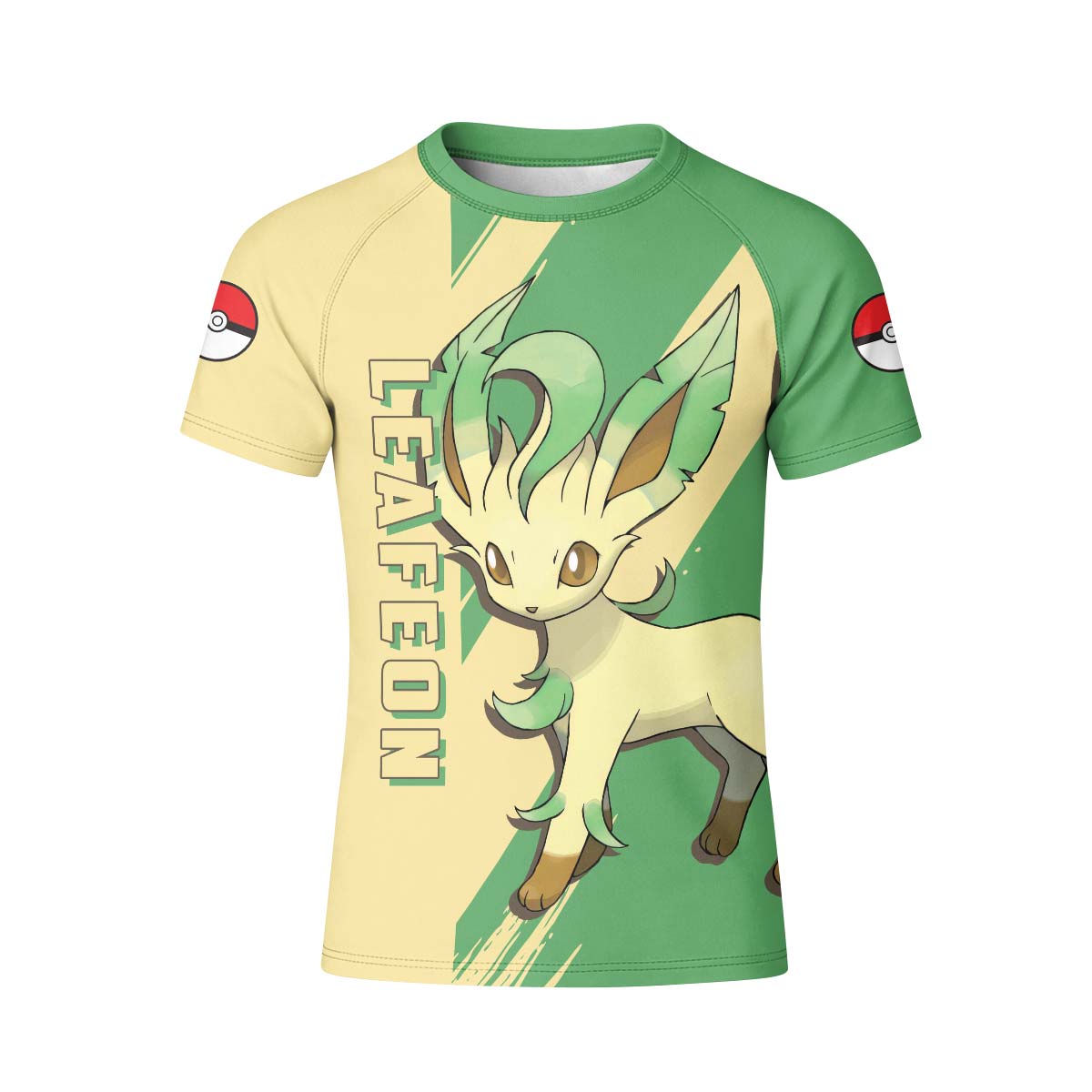 Pokemon Leafeon Kid Rash Guard