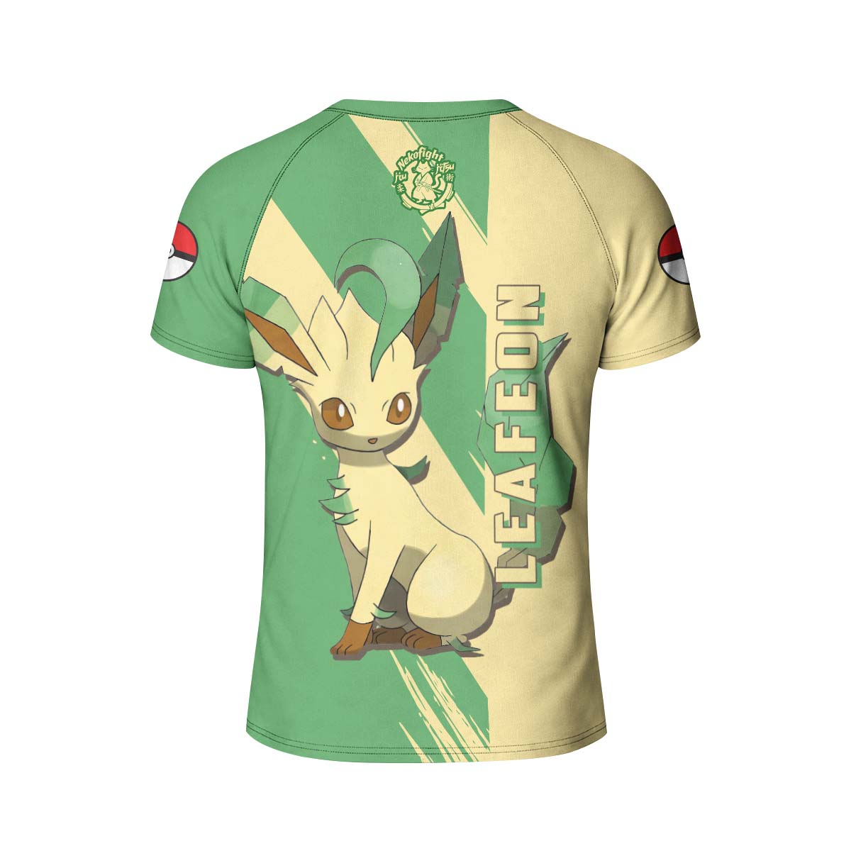 Pokemon Leafeon Kid Rash Guard