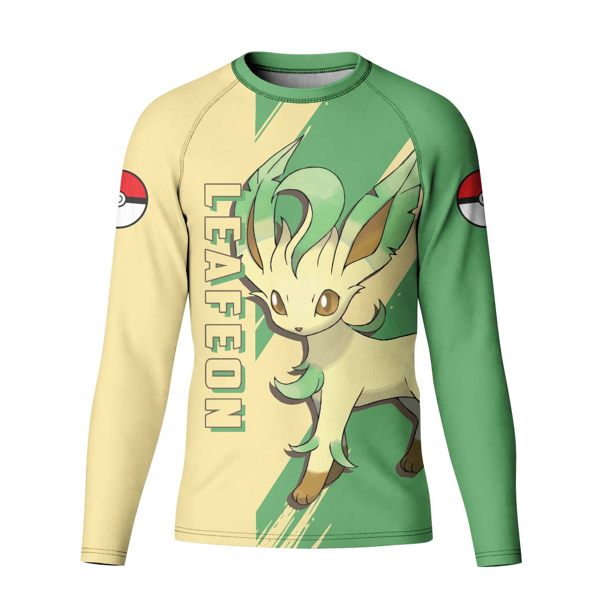 Pokemon Leafeon Kid Rash Guard