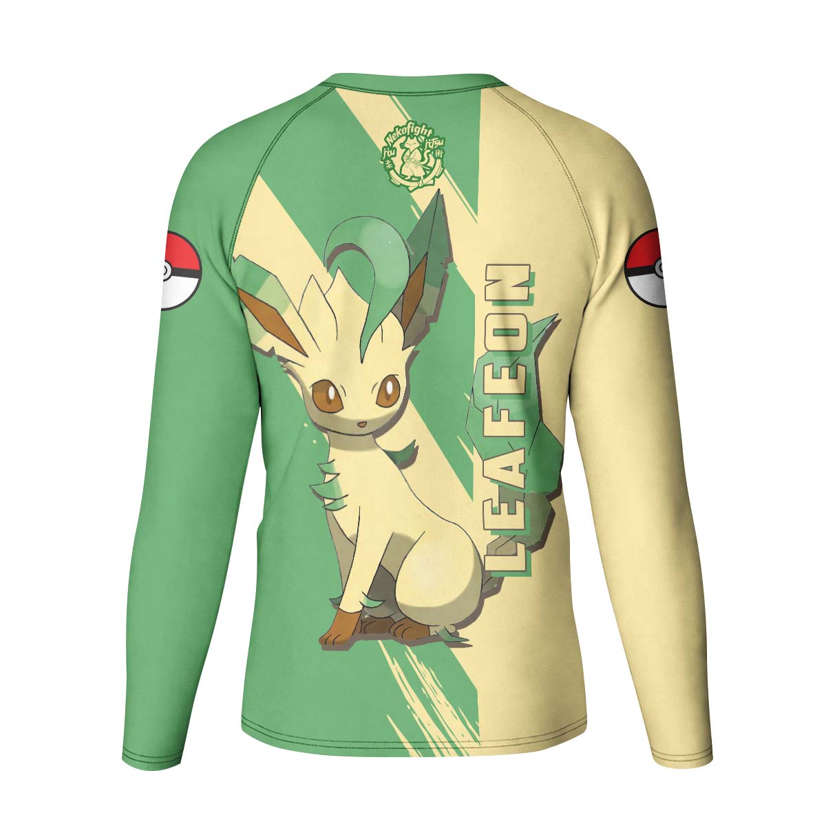 Pokemon Leafeon Kid Rash Guard