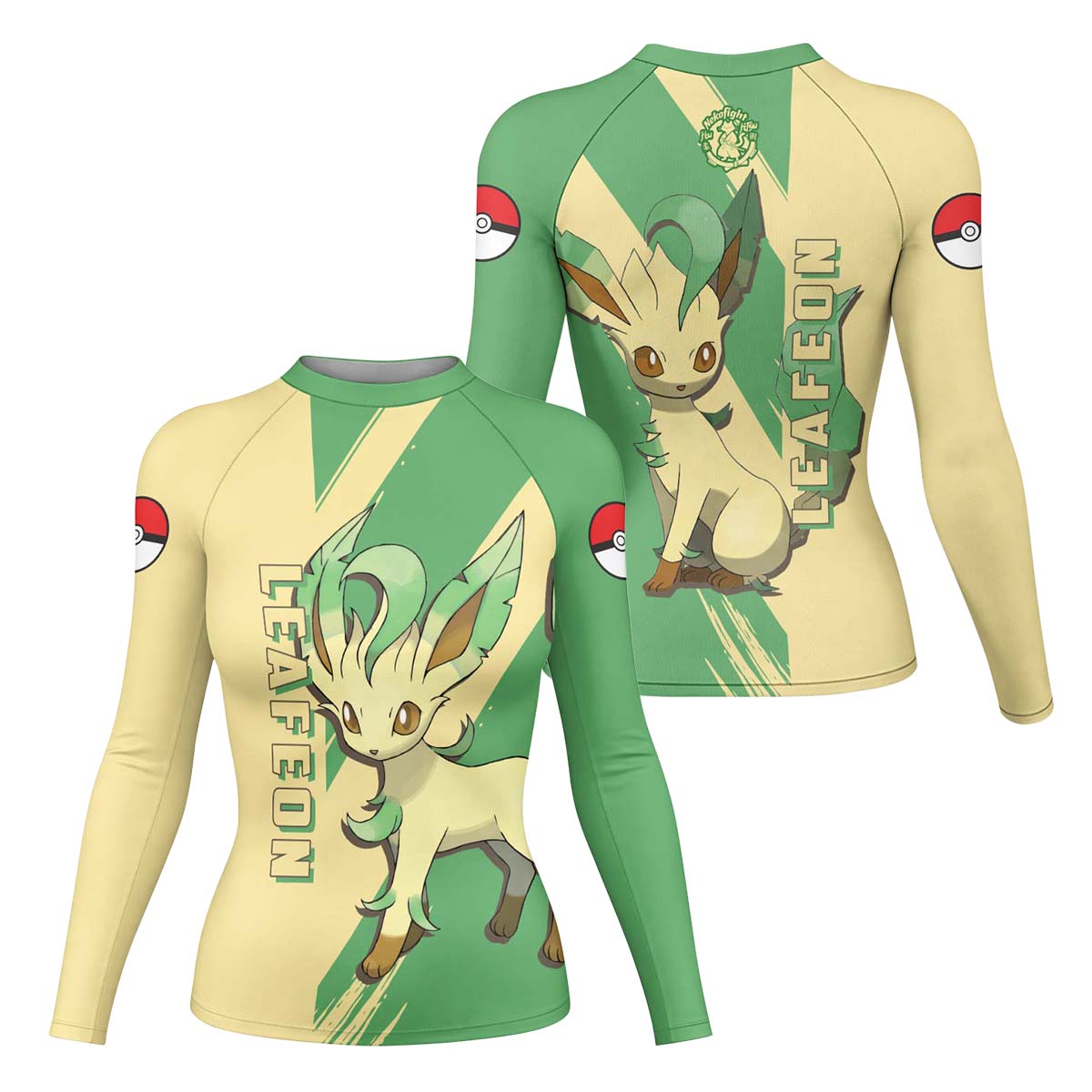 Pokemon Leafeon Rash Guard