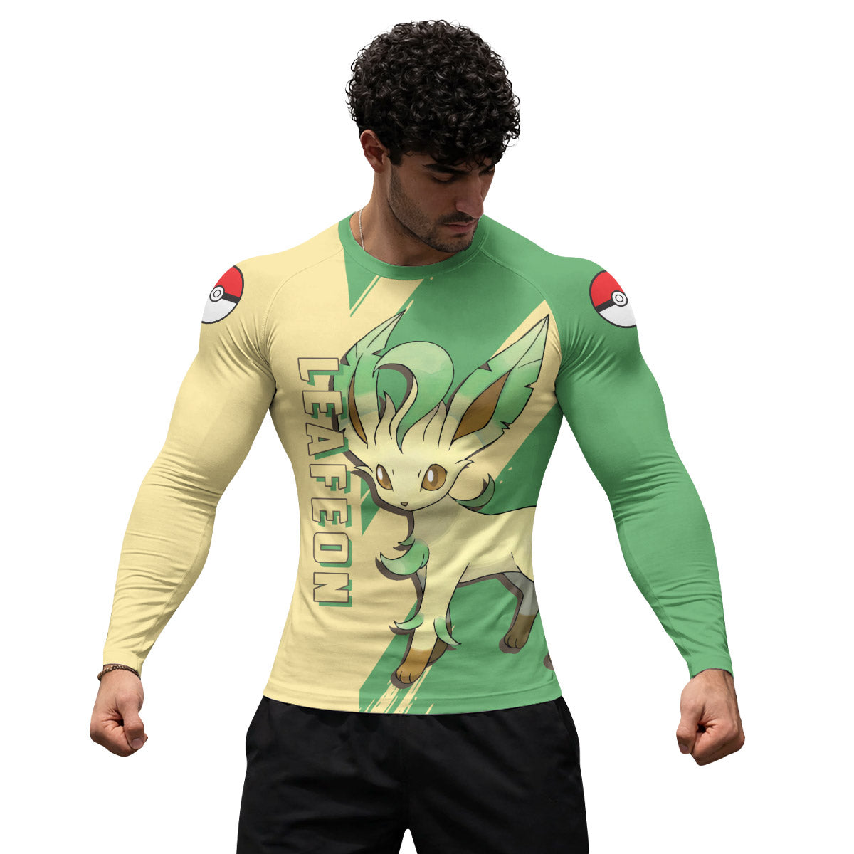 Pokemon Leafeon Rash Guard