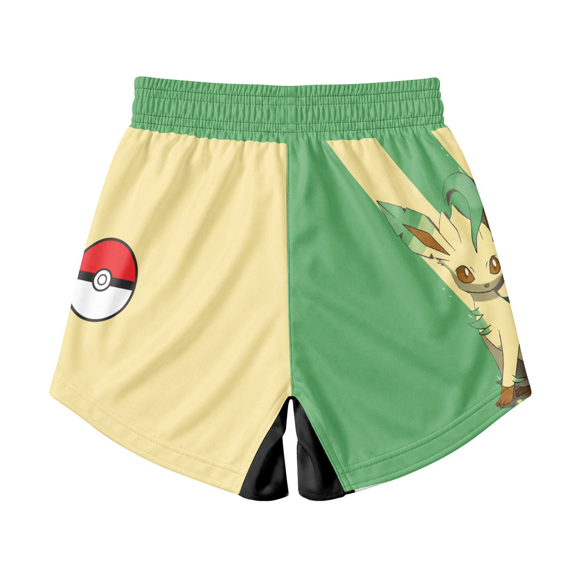 Pokemon Leafeon Kids Grappling Shorts