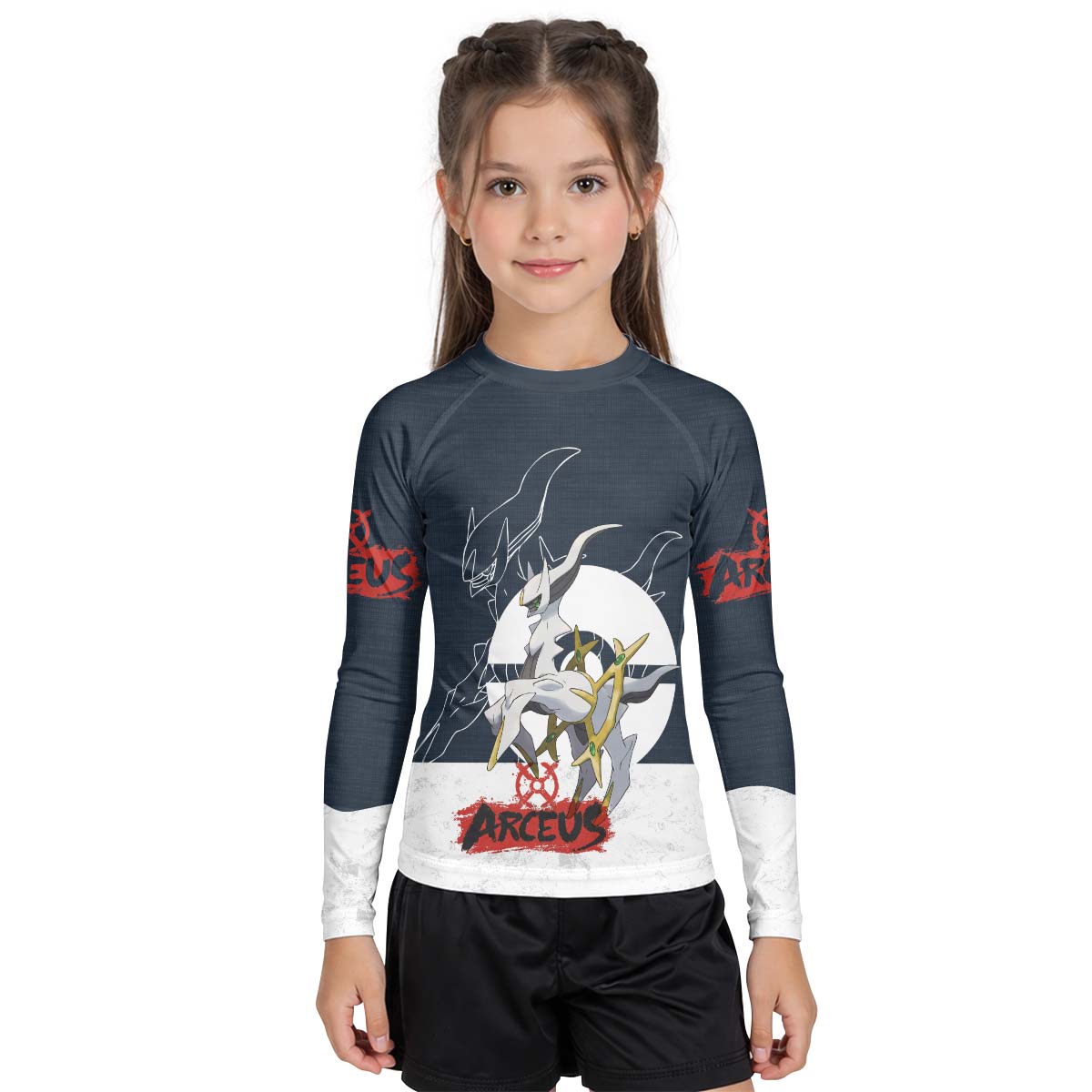 Pokemon Legend Arceus Kid Rash Guard