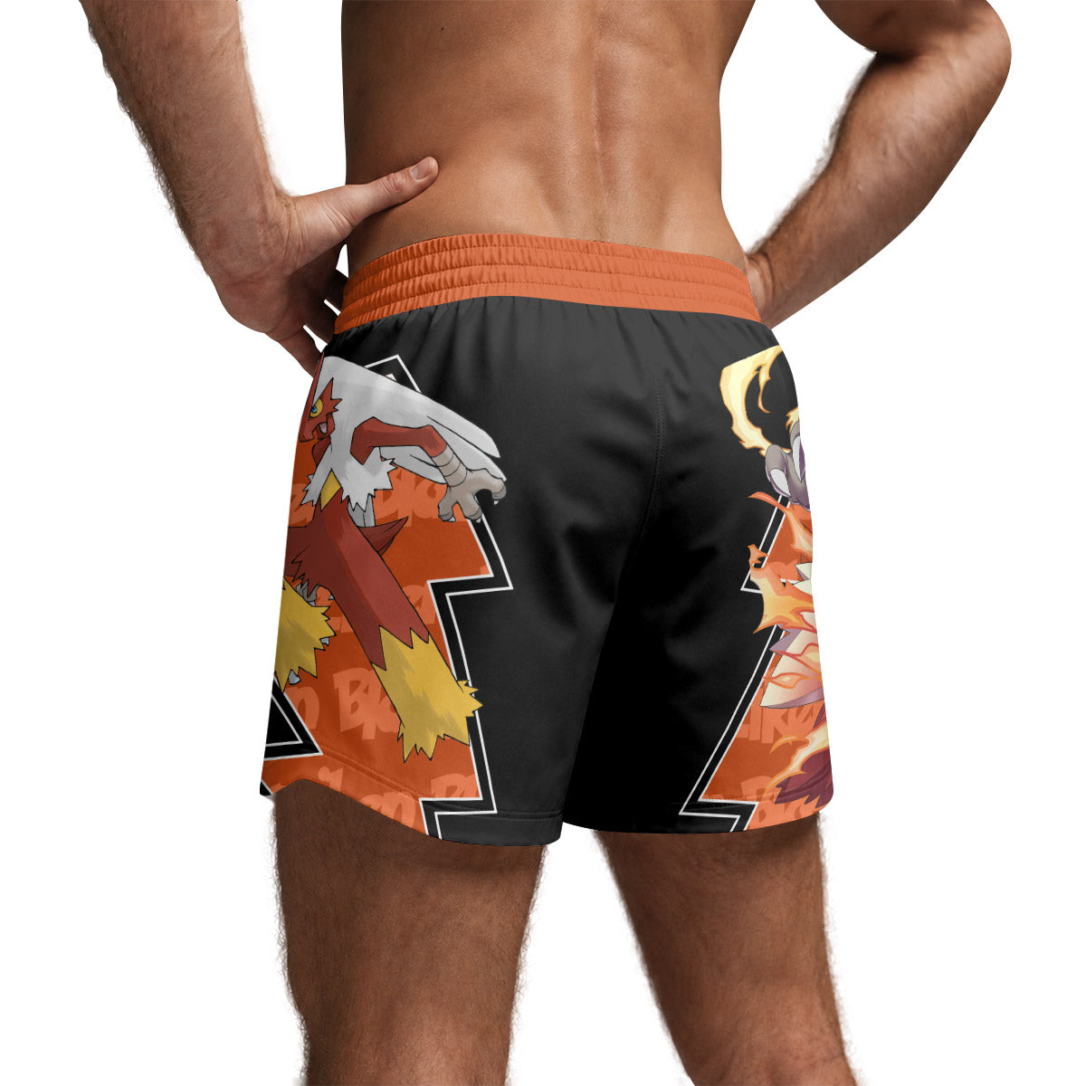 Pokemon Mega Blaziken Grappling Shorts