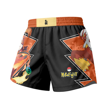 Pokemon Mega Blaziken Grappling Shorts