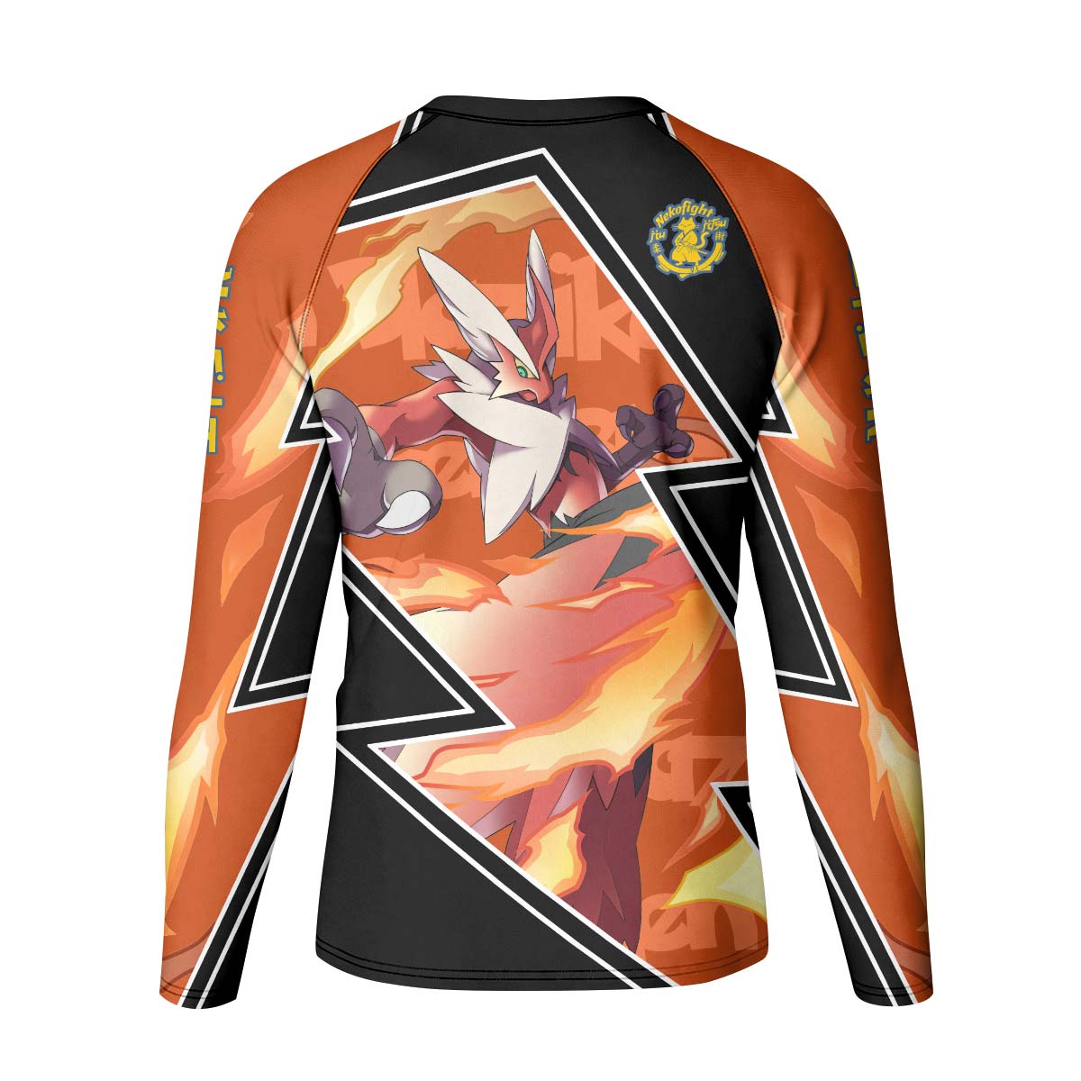 Pokemon Mega Blaziken Kid Rash Guard
